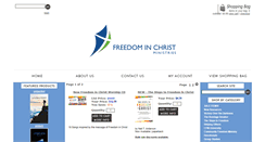 Desktop Screenshot of freedominchrist.com